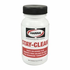 Harris Stay-Clean Paste Flux 4 oz Brush Cap Bottle SCPF4