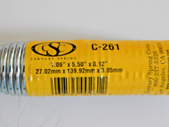 Century Spring C-261 Extension Spring 1.06″ x 5.50″ x 0.12″