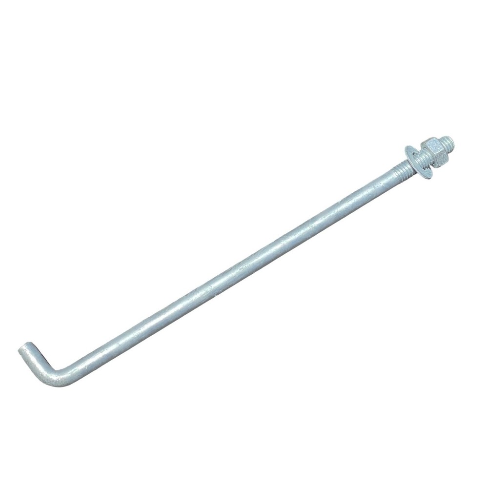 Sandbaggy 1/2″ x 12″ Threaded Concrete Anchor L-Bolts – Hot Dipped Galvanized