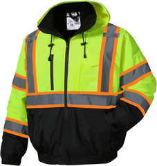High Visibility Reflective Jackets for Men, Waterproof Safety Jacket for Men wit