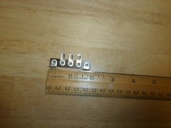 LOT/3 VTG 3 POSITION TERMINAL LUG STRIP PHENOLIC SOLDER LUG FOR AMPS,NOS