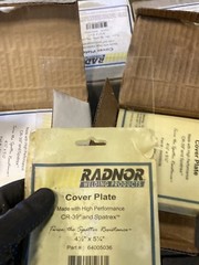 ( Qty 50 ) RADNOR COVER PLATES CR-39 Lenses 4 1/2″ x 5 1/4″ PART # 64005036