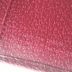Franklin Covey ~ Ruby Genuine Leather Small Folio Organizer Cover ~ 6″ x 5″ ~New