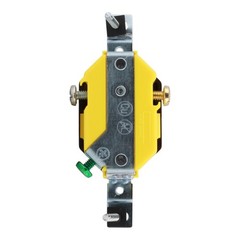 Hubbell Wiring Device-Kellems RF151DTR 15A 125V 2P 3W Tamper Resistant Single