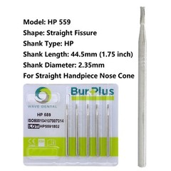 Wave Dental Carbide Burs HP Surgical Bur 555 556 557 558 for Straight Handpiece