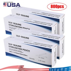 Lots 3.5″ x 10″ Dental Sterilization Pouches Sterilizer Autoclave Bags Tool Nail