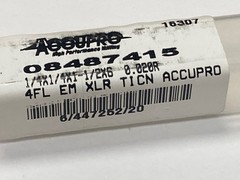 ACCUPRO 08487415, 1/4″ Solid Carbide, .02″ Corner Radius End Mill, 4FL, TiCN USA
