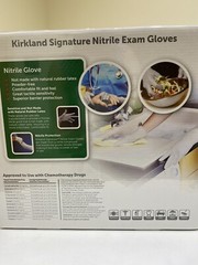 Kirkland 467120 Nitrile Exam Gloves, Medium – 2-200 Count Boxes (400 Total)