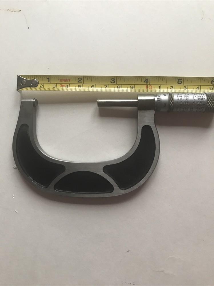 Vintage Geo Scherr Micrometer Caliper Machinist New York USA