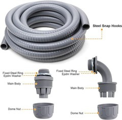 Liquid-Tight Conduit Kit 100ft 1/2inch Copper Metal PVC