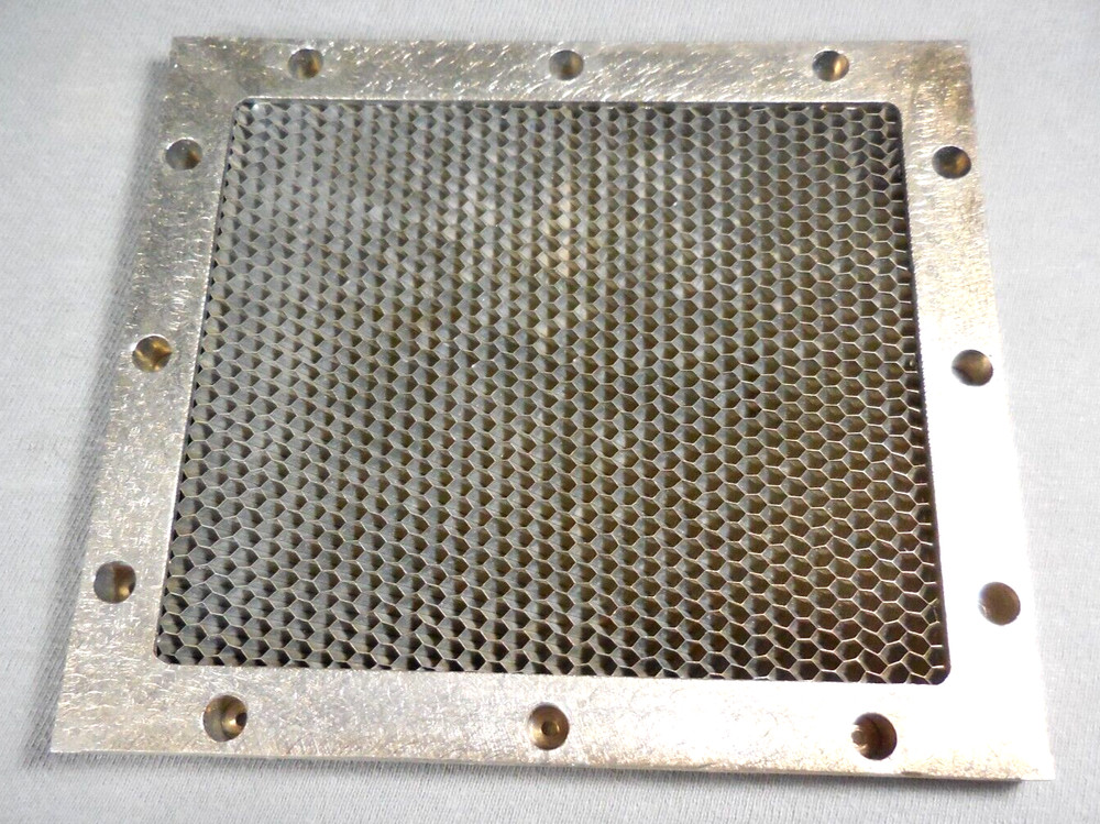 Shielded RFI EMI Vents Aluminum Honeycomb Panel 5″ x 5 3/4″ x 3/8″ MIL Spec