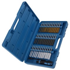 Drill Brush Cleaning Set Steel Brass Nylon Wire 36pcs for EGR 8-19mm Hex