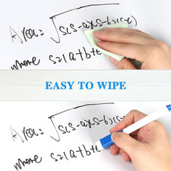White Board Wallpaper, White Board Roll, Stick on White Boards for Wall Office
