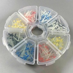 200 Pcs Dental Fiber Post Glass Quartz Teeth Restorative Posts 1.0 1.2 1.4 1.6mm