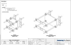 New Perfect Vision Universal Crossover plate Kit 1-1/2to5 Pipe PV-CO-U