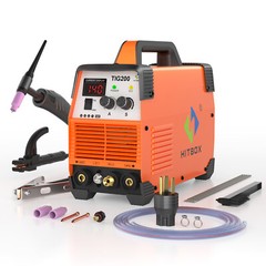 200Amp TIG Welder HF TIG/MMA 2 IN 1 Welder Machine with Post Gas 110&220V HOME