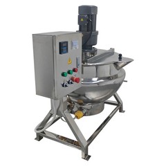 26.5gal Tilting Jacketed Kettle Commercial Cooking Sandwich Steam Pot 220V 100L