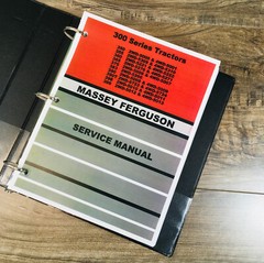 Massey Ferguson 390T 398 399 Tractor Service Manual Repair Technical Workshop Mf