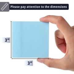 Mr. Pen- Pastel Sticky Notes, 3×3, 12 Pads, 720 Sheets, Colorful Sticky Notes