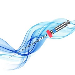 10X Dental V Blue Rotary NiTi Endo Files Root Canal Engine Use 0.06 #15-#40 25mm