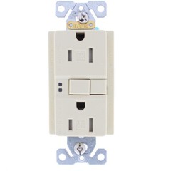 10 Eaton Ivory Tamper Resistant GFCI Self-Test Outlet Receptacles 15A TRSGF15V