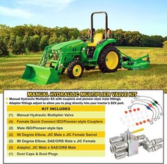 Manual Hydraulic Multiplier, SCV Splitter/Diverter Valver/ Couplers & Ag Fitting