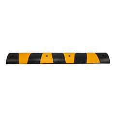 2pcs 6 FT Rubber Speed Bump 2 Channel Portable Heavy Duty Cable Protector Ramp