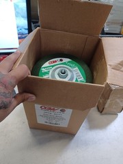 Lot Of 10 CGW Camel Grinding Wheels Ctr Whl 7×1/4×7/8 36G T27 GRN 36grit