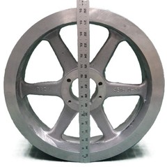 16″OD Baltimore Aircoil Company 4B16.0 SF 4 Groove Aluminum Sheave, w/o Bushing