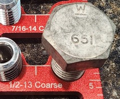 3.5 POUNDS 1/2″-13 x 1″ Silicon Bronze Hex Head Cap Screws Gray Patina Approx 35