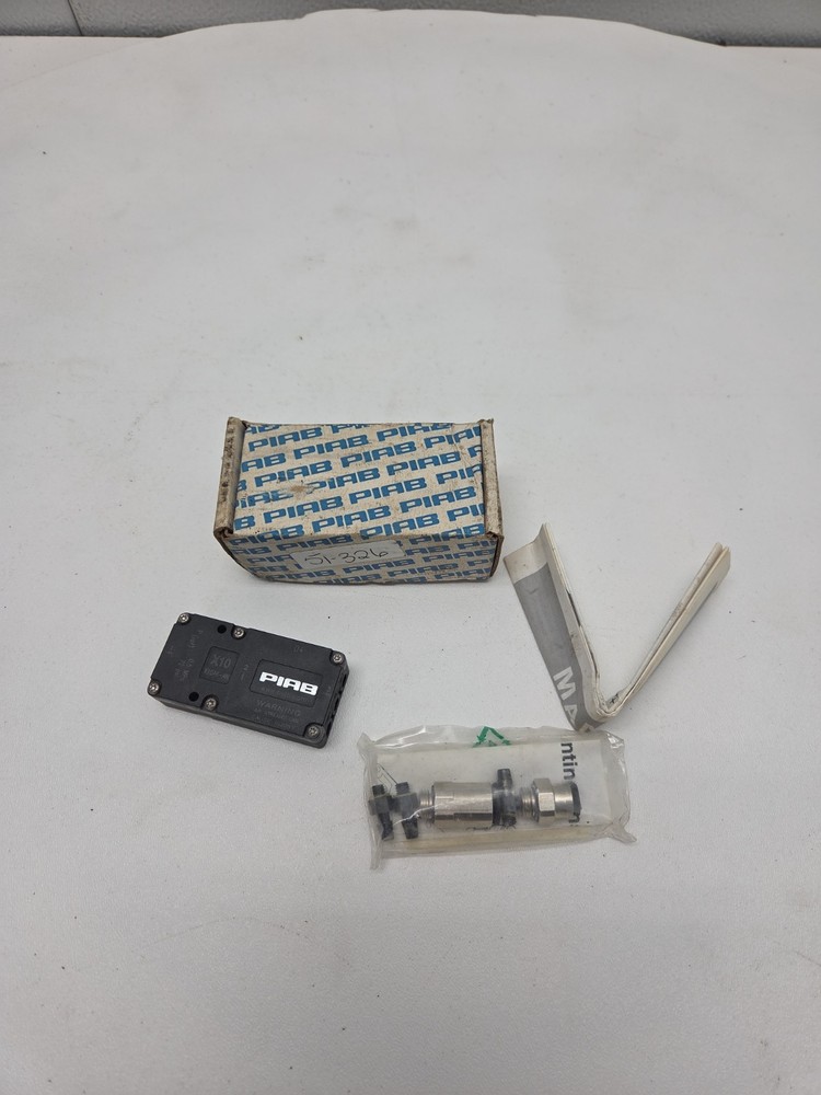 PIAB X10A6-AN Mini Vacuum Pump W/ Chip 10A Connection Kit 01.04.902 NOS