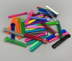 1040/320pcs Orthodontic Dental Elastic Ligature Ties Rubber Ortho Braces Bands