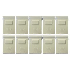 Ac Disconnect Box Electrical 60 Amp 240-volt Non-Fused Metallic HNF60R 10 Pack