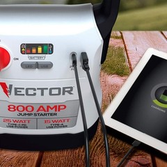 VECTOR 800 Amp Jump Starter with USB Power MISSING CHARGER