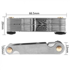 52Blade Screw Thread Pitch Gauge Set SAE Whitworth 55°&Metric 60° Grip Measuring