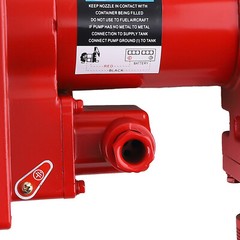 15GPM 12V Fuel Transfer Pump DC Gasoline with Nozzle Kit for Gas Diesel Kerosene