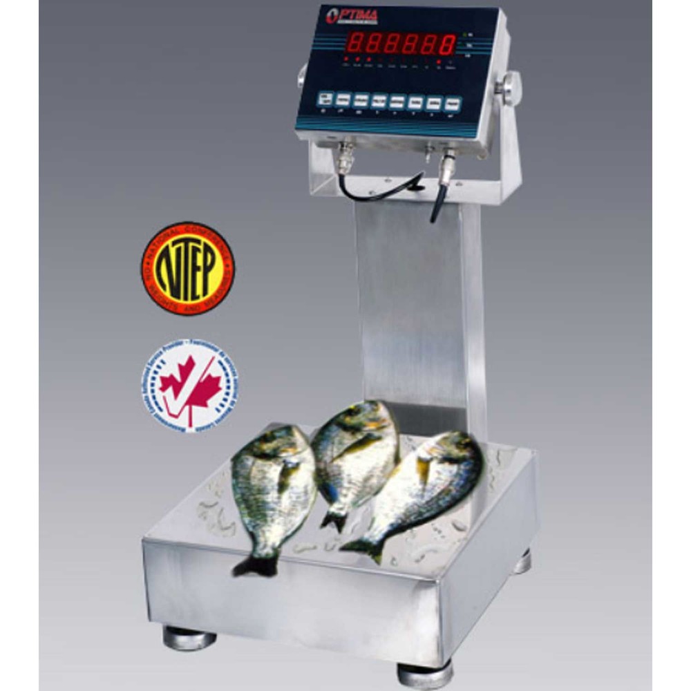 Optima NTEP Bench Digital Scale With LCD Display 100lb x 0.02lb 14″ x 12″