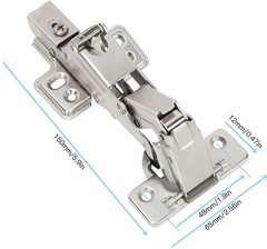 165 Degree Corner Cabinet Hinges 2 Pack Full Overlay Hydraulic Concealed Soft…