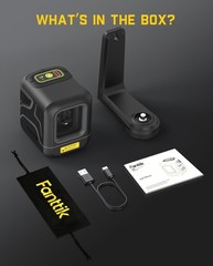 Fanttik D2 Pocket Green Laser Level 100 Ft Self-Leveling Cross Line Laser