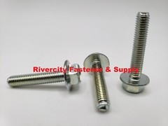 (5) M5-0.8×25 J.I.S. Small Head Hex Flange Bolt M5-.8×25 with a 8mm Hex JIS