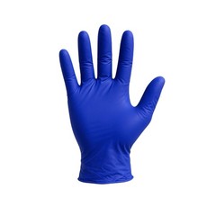 Bingold Disposable Gloves Nitrile 30PLUS, Cobalt Blue S Cardboard Cleaning Gloves