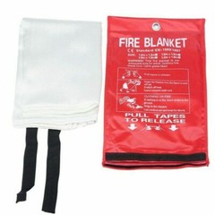 Emergency Fire Blanket Quick Release In Case For Home Office Car 1mx1mx0.3mm