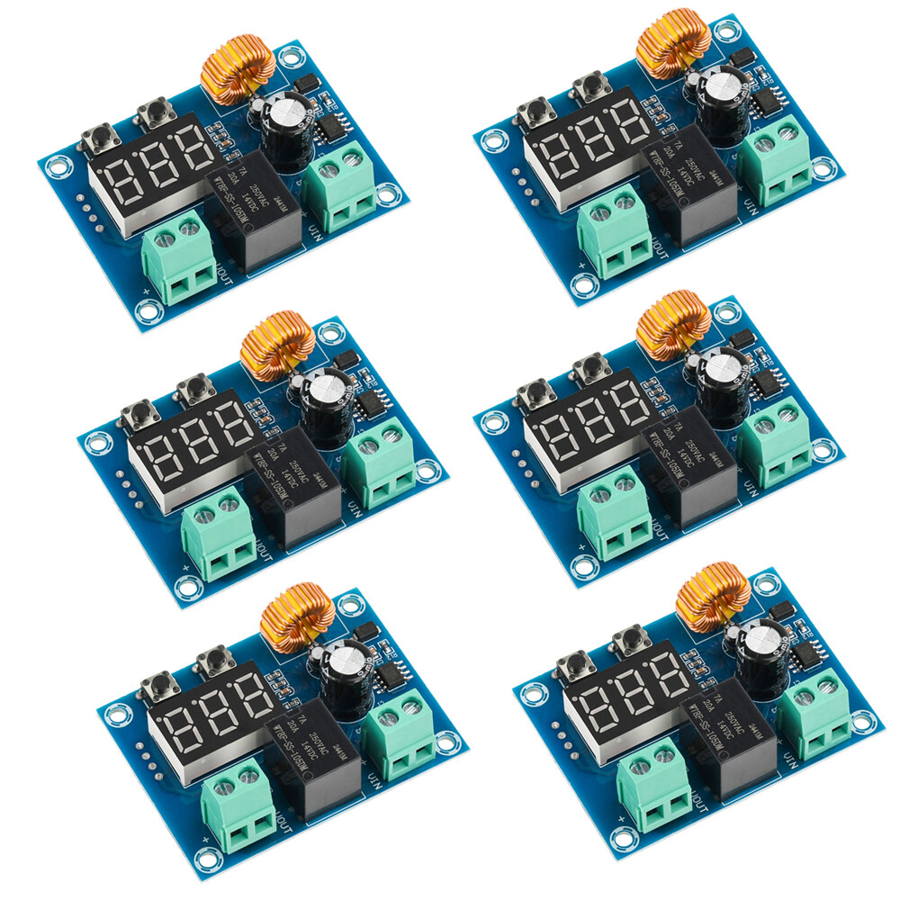 6PCS XH-M609 DC Voltage Protection Module Low Voltage Disconnect Switch Cut off