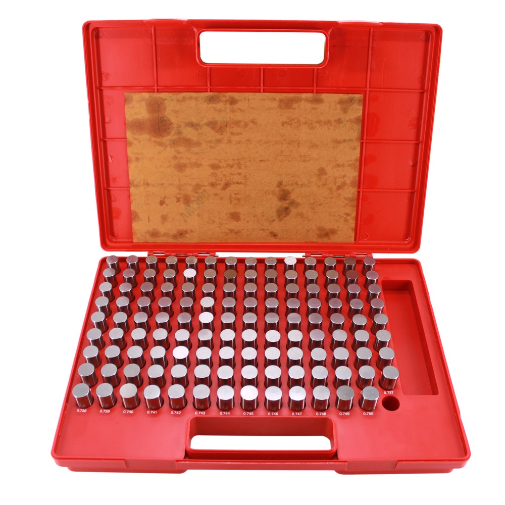 HFS(R) 125 Pcs .626 – .750″ M4 Class ZZ Steel Pin Gage Sets Plus