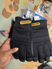 Youngstown Glove Co 03-3450-80-S Mechanics Gloves, Synthetic Leather Palm,