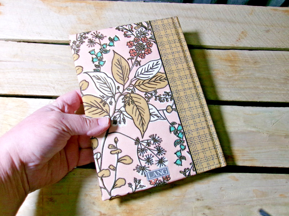 Lang Luxe Journal Artistically Designed Interior Fabric Exterior w/ pen holder