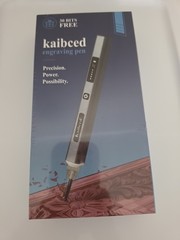 Kaibced Manual Engraving Pen with 30 Bits for Metal Wood Leather Acrylic
