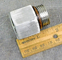 316 Stainless Steel Hex Nipple Fitting 3/4 in. Male-Female NPT Lot of Four (4)