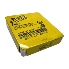 (Pack of 4) Bussmann ABC-2 Fuse, 2A, 448H, MIN. IR 100A 250VAC, IR 10kA 125VAC