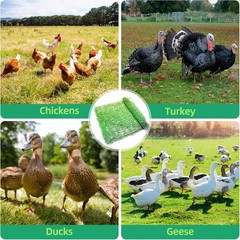 Farm Electric Poultry Netting Fence, 47.5″ H x 164′ L for Chickens, Ducks, Geese